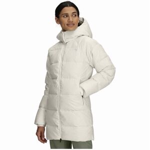 The North Face Women's Hydrenalite Down Parka White Dune Winter Jacket Size XL